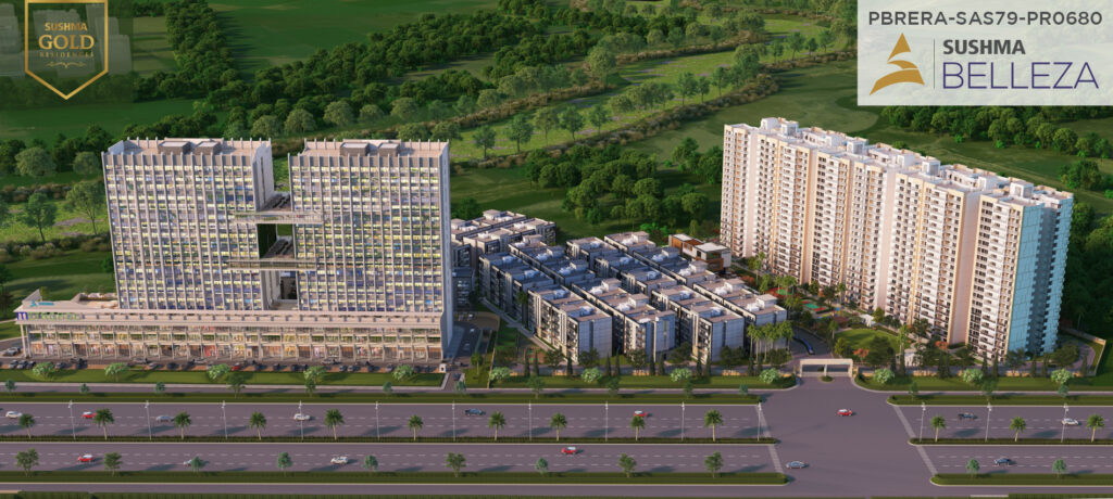 Sushma Belleza Zirakpur Elevation